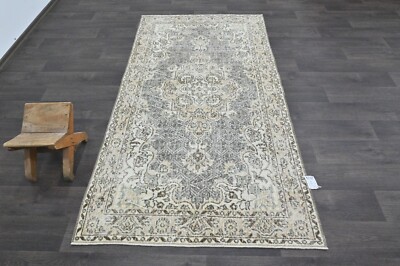 Oushak Türkisch Vintage Teppich 4x7 Kelim Rug Anatolisch Handarbeit Boho Deko...
