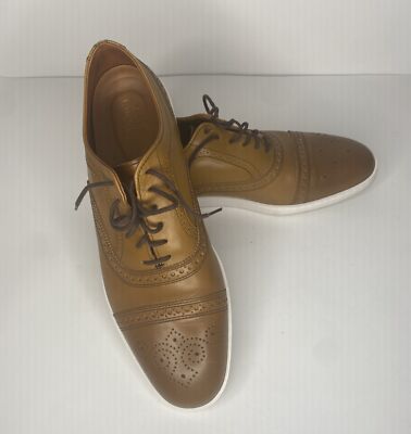 Allen Edmonds Strand Oxford Dress Sneaker Men\'s Walnut Brown Calf Leather 7.5 D Allen Edmonds Strand Men main image 2