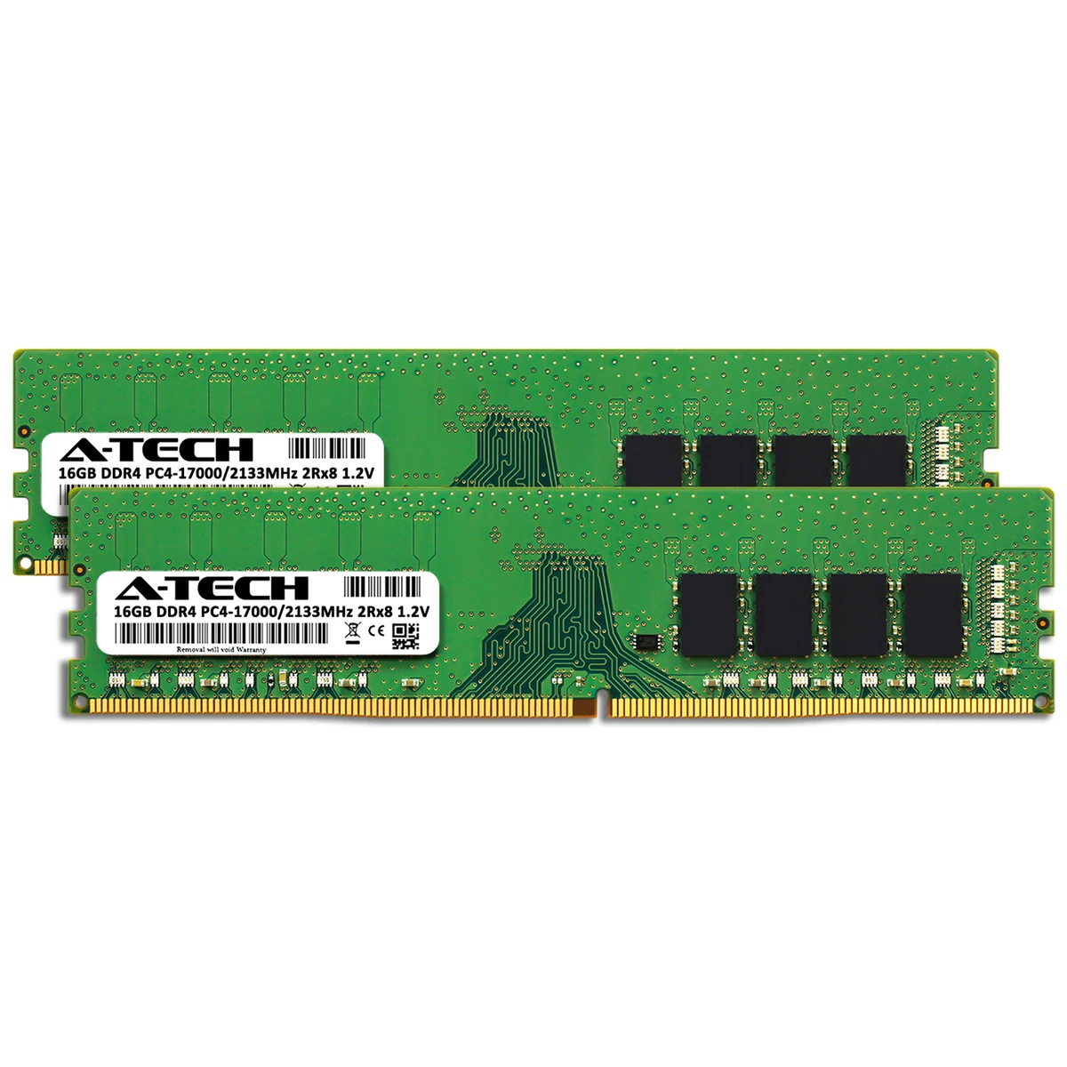 32GB Kit 2x 16GB DDR4 2133 DIMM Crucial CT2K16G4DFD8213 Equivalent Memory RAM
