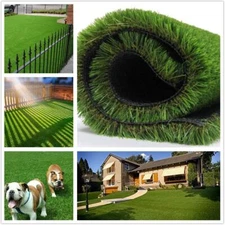 Custom Lawn Turf Artificial Grass Mat Carpet Fake Synthetic Garden Landscape
