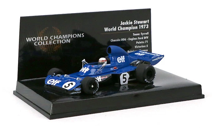 Minichamps Tyrrell 006 1973 - Jackie Stewart World Champion 1/43 Scale - Image 3 of 4