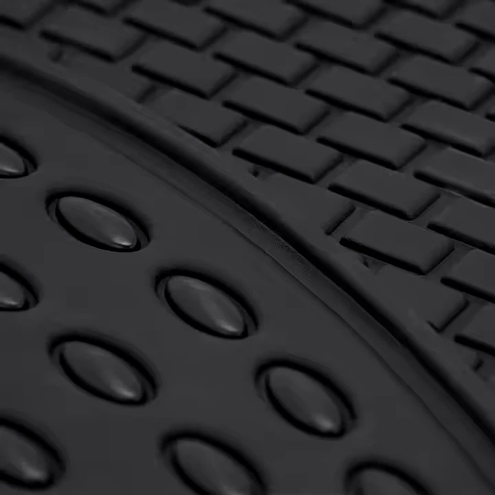 For All Mercury Floor Mats 4 PCS Black Rubber Anti Slip Heavy Duty Easy To Clean - Image 4 of 4