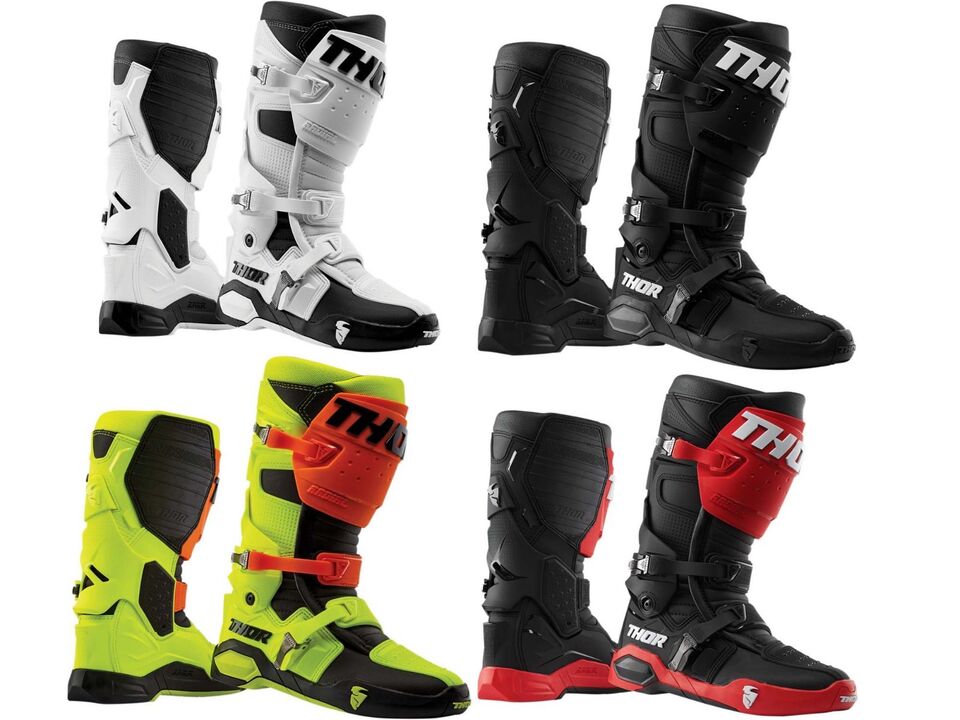 Thor Radial Motocross Dirtbike Offroad MX Boot - Pick Size &sol; Color