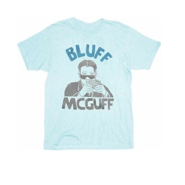 Adult Unisex Bluff McGuff Grinder Poker Lightweight T-Shirt - Image 4 of 4