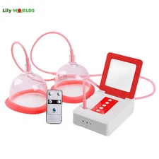 D-Cup Vacuum Therapy Breast Enlargement Enhancement Nursing Massage Device NEW!