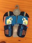 NWT Disney store Boy Star Wars Flip Flops Sandals Shoes 2/3,11/12,13/1