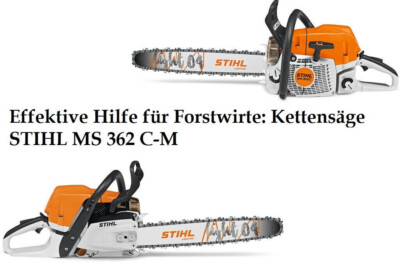 STIHL MS 362 C-M 3,5 kW Profisäge mit STIHL M-Tronic (11402000489  