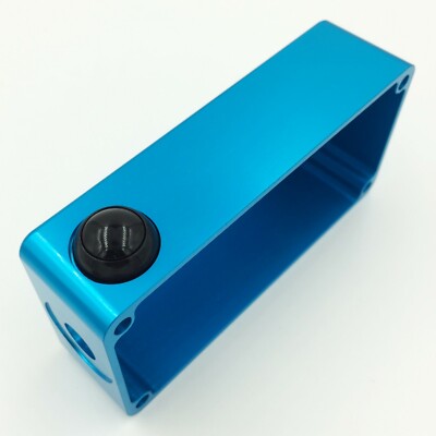 CNC Anodized Aluminum Box Enclosures 100x50x31-mm w/ Otto P9 Snap