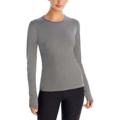 Aqua Womens Thumb Holes  Pullover Top BHFO 4376