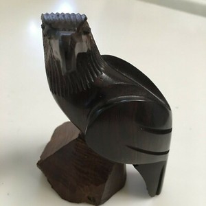CARVED WOODEN EAGLE