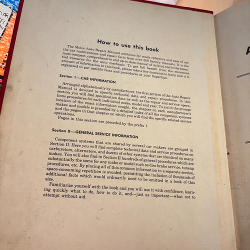 Motor Auto Repair Manual Early Model Edition 1969-1976 7th Edition 1981 - Foto 5 di 13