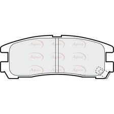 Brake Pads Set For Mitsubishi Shogun Pinin 2.0 GDI Apec Rear MB407659 MB534653