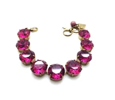 Mariana Bracelet Stunning Fuchsia Swarovski Crystals My Treasures Coll.