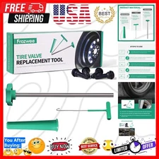Tire Valve Stem Core Quickly Replacement Tool Kit, Perfect Tool for Leaky Valves