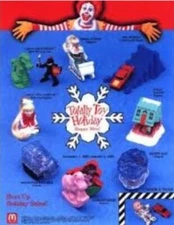 1995 Totally Toy Holiday McDonald's Happy Meal Toys Vintage