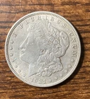 1921 D US Mint Morgan Silver Dollar $1, in Fine + condition