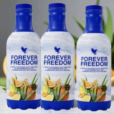 Forever Freedom Aloe Vera+ Orange Saft 3x1L  für Gelenke &Vitalität Original 