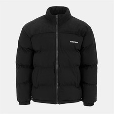 Firetrap Mens Puffer Jacket Outerwear Long Sleeve Heavyweight Collared