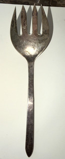 F. Ramirez argento sterling servizio carne insalata forchetta 118 grammi 4 2 once vintage 10 5"