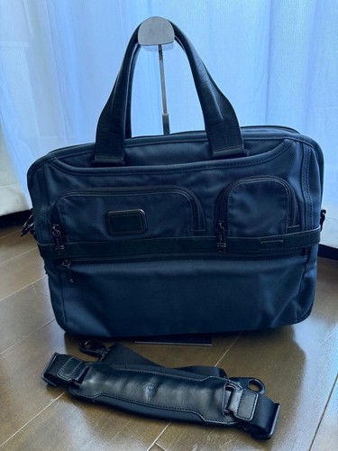 TUMI Sophnet Business Bag Navy 2way Expandable