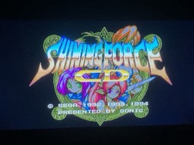 Mega Drive Mega CD Shining Force CD Soft Chisel