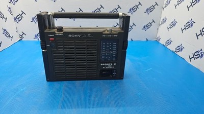 Sony ICF-111B Sports 11 FM-AM Solid State All Weather Radio | eBay