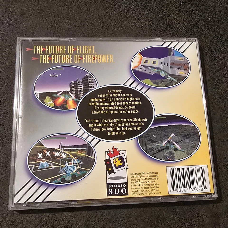 3DO - Star Fighter (1995) Complete Tested & Working Disc Case Manual - Image 2 of 4