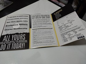 After Burner 3 (III) Sega CD Instruction Manual With Registration Only No Game