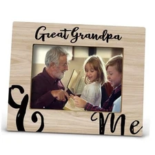  Great Grandpa Picture Frame - Grandpa & Kids Frames, Father's Day Gift, 5x7 