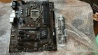 MSI Z390-A Pro Gaming Motherboard LGA1151 ATX ddr4 9th Gen + IO Shield Untested