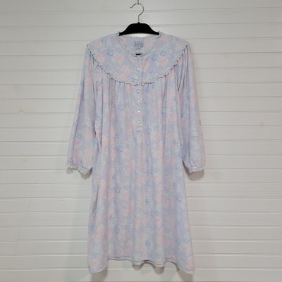 Lanz of Salzburg Frocked Nightgown XL Floral Lace Dreamy Fairy Cottage  Dress
