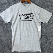 New Vans T Shirt Men’s Medium Classic Fit Gray Skateboarding