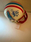 Steve McNair signed Oilers mini helmet autograph