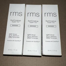 RMS Beauty SunCoverup Super Tint Broad Spectrum SPF 50 - 1 fl oz (MAHOGANY) X 3