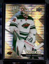 2024-25 Upper Deck Allure #111 Jesper Wallstedt Glitter Bomb Gold #/199