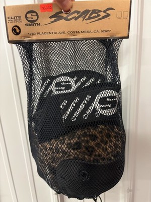Smith black Leopard knee pads Large XL roller skate blades skateboarding