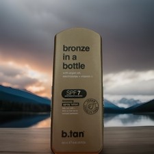 b.tan Bronze in a Bottle SPF 7 Sun Tanning Lotion Spray, 8.45 fl oz FREE SHIP