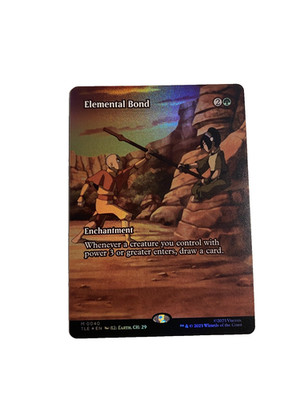 Mtg Avatar The Last Airbender Full Art Elemental Bond M 0040 