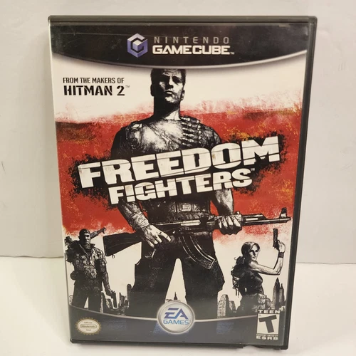 Freedom Fighters (Nintendo GameCube, 2003) Complete CIB - TESTED
