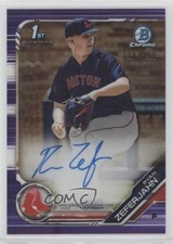 2019 Bowman Draft Chrome Pick Purple Refractor 110/250 Ryan Zeferjahn Auto 13c1