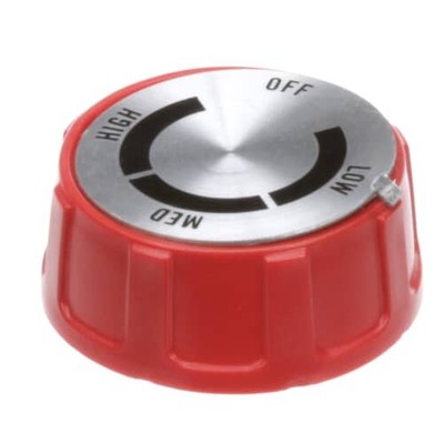 LANG SY9-70701-10-2 Knob Assembly 208/240V Red Off-Low-Med-High