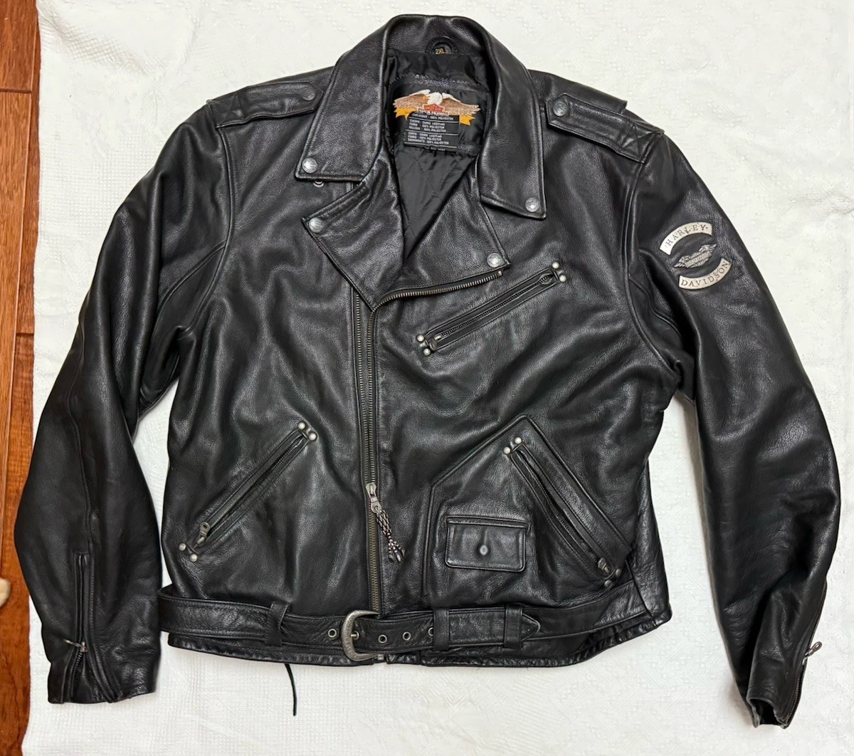 ジャケット・アウター HARLEY DAVIDSON LEATHER conchoTee size L Harley-Davidson Men's Victory Lane Leather Jacket