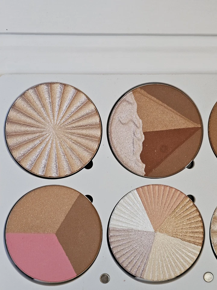 OFRA cosmetics On the Glow Pro Palette Highlighter/Bronzer New W/O Box MSRP $149 - Image 3 of 4