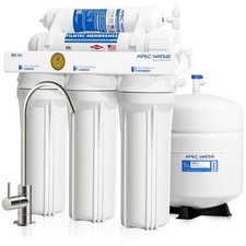 APEC ROES 90 GPD Reverse Osmosis Water Filter Chrome Faucet