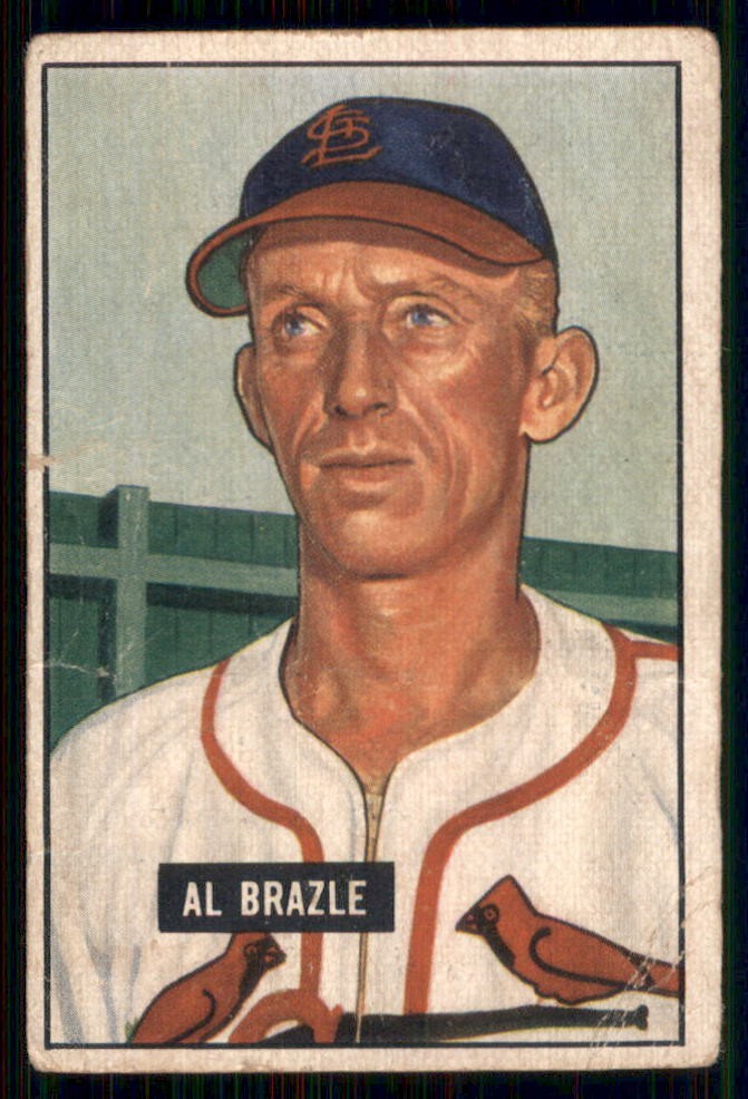 1951 Bowman #157 Al Brazle
