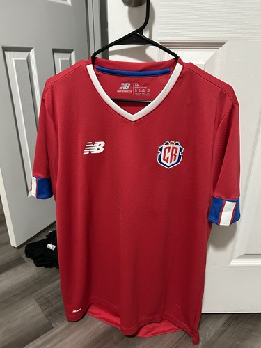 Costa Rica National Team 2022 Home Blank Jersey Red Men's New Balance XL