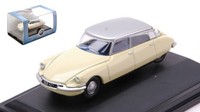 Oxford 1/76 Citroen DS19 Jonquil Gelb/Silber Statisches Modell Diecast