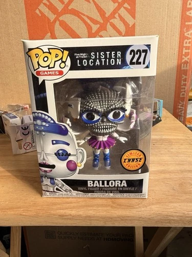 Funko POP Ballora 227 Five Nights At Freddy's Sister Location CHASE Vinyl Figure