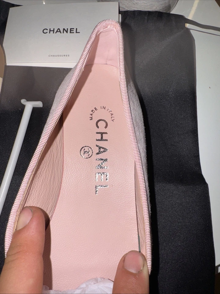 Women’s Chanel Pink Ballet Size 39 - Image 2 of 4