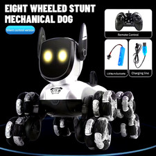 Smart Interactive Robot Dog Toy for Kids  Rechargeable Remote Control Electroni